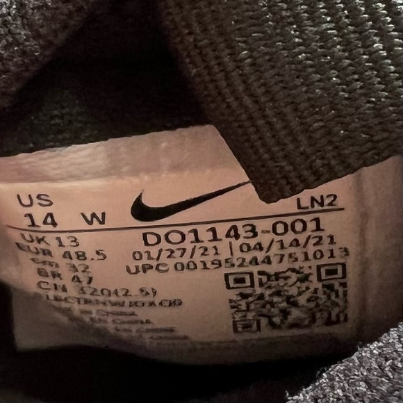 Nike Vapor Edge Pro 360 Detachable Football Cleats DO1143-001 Men's Size 14 W - Picture 13 of 13